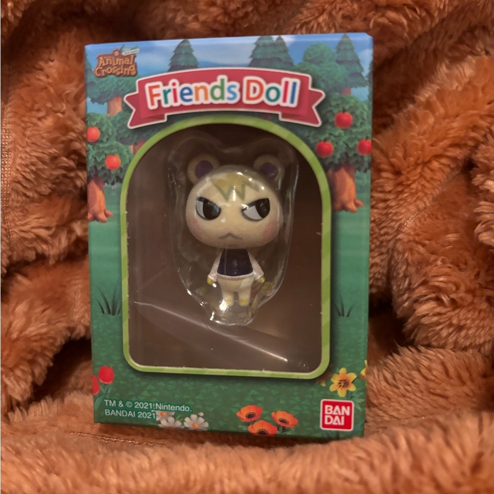 Animal Crossing Collectible Flocked “Friends Doll” Marshal